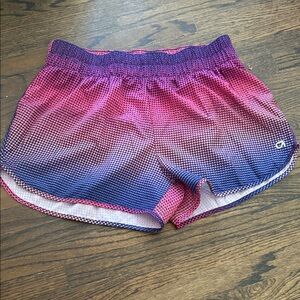 GAP Women’s Pink-to-Blue Gradient Athletic Shorts